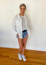 Load image into Gallery viewer, The You Can Never Have Too Many White Gauze Shirt
