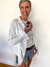 Load image into Gallery viewer, The You Can Never Have Too Many White Gauze Shirt
