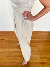 Load image into Gallery viewer, Mon Ami High Waisted Side Tie Pants
